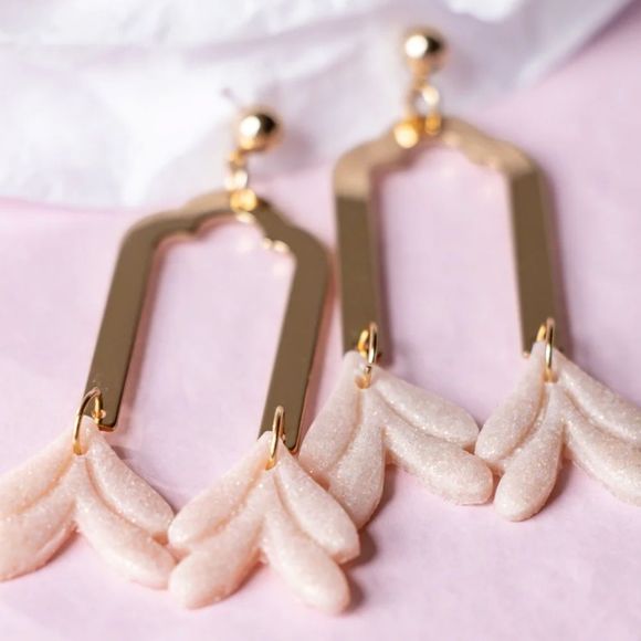 Polymer clay earrings - Picture 3 of 4